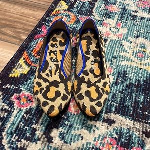 Rothy's Big Cat leopard point flat